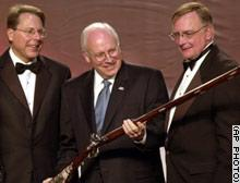 Dick Cheney with a gun
