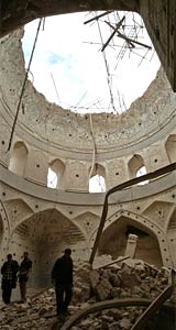 golden dome iraq damage