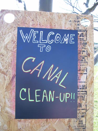 welcome to canal cleanup