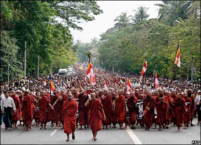 burma protest