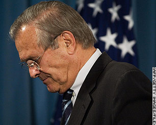 rumsfeld resigns