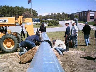 Constructing the tower